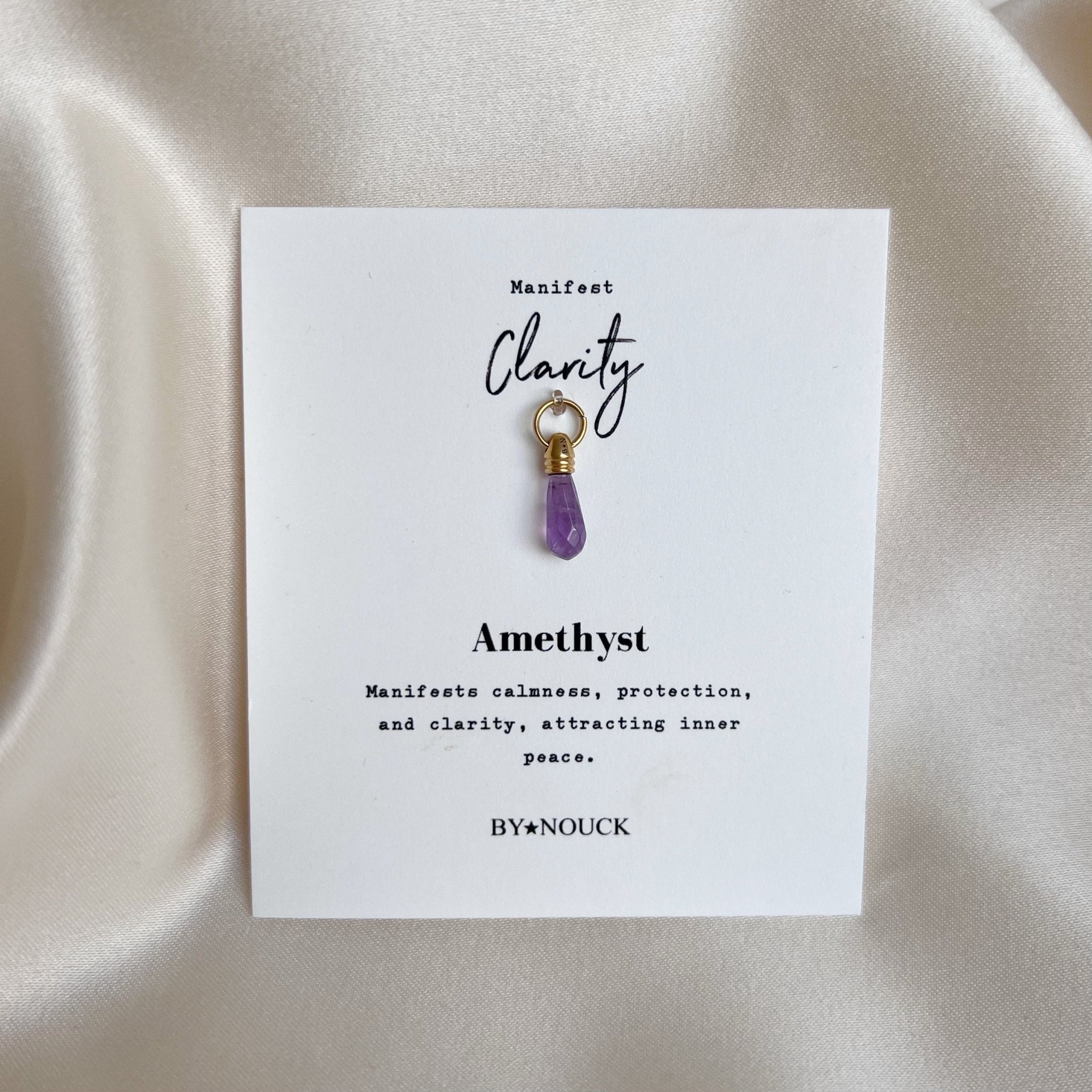 DYO Manifest Stone Amethyst - ByNouck Jewelry