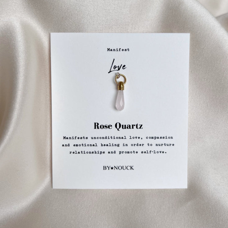 DYO Manifest Stone Rose Quartz - ByNouck Jewelry