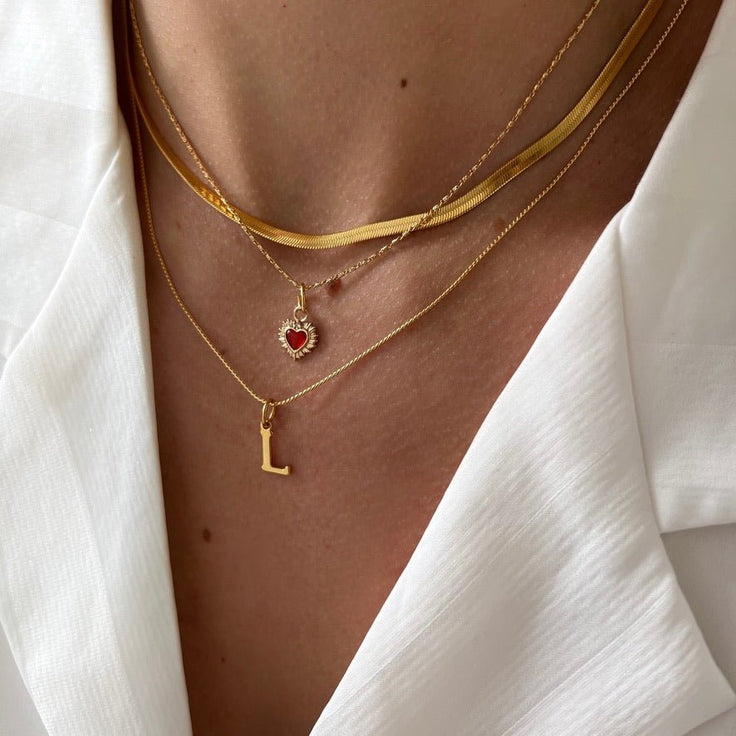 DYO Medium Initial - ByNouck Jewelry