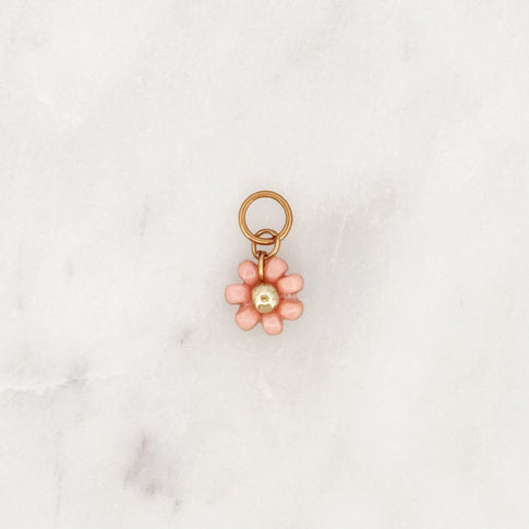 DYO Peach Beads Flower - ByNouck Jewelry