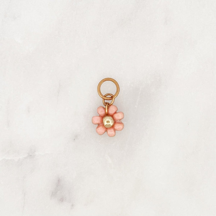DYO Peach Beads Flower - ByNouck Jewelry