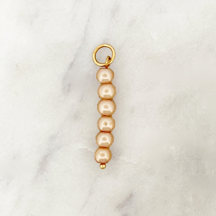 DYO Peach Pearls String - ByNouck Jewelry