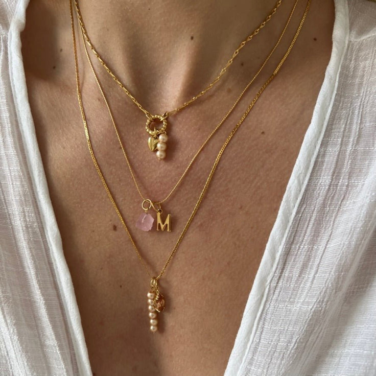 DYO Peach Pearls String - ByNouck Jewelry