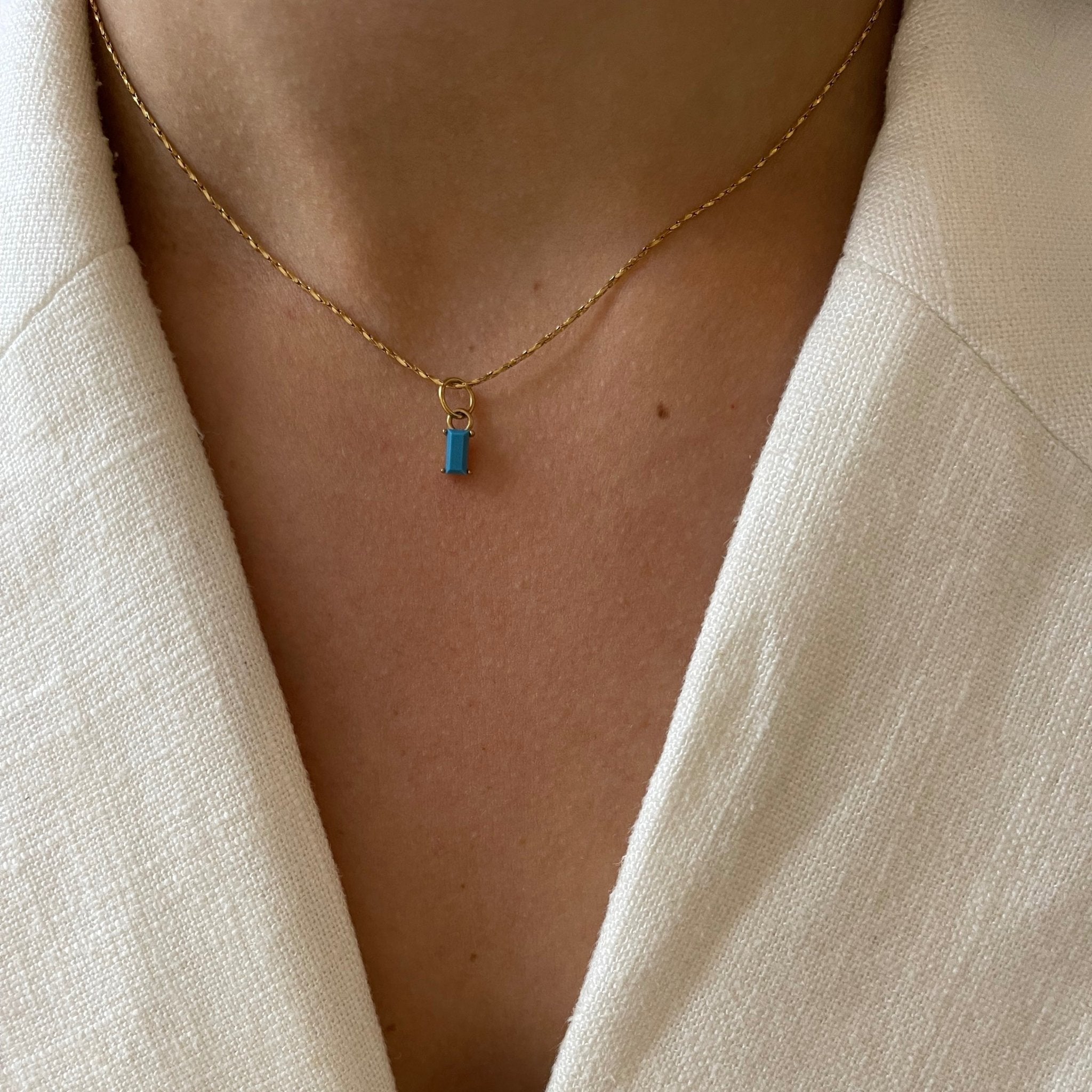 DYO Turquoise Baguette - ByNouck Jewelry