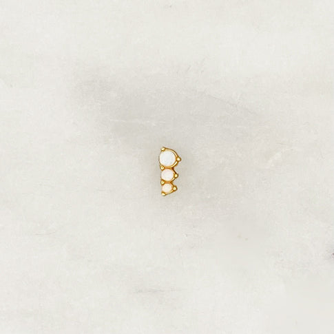 Earstud Opal Dots - ByNouck Jewelry