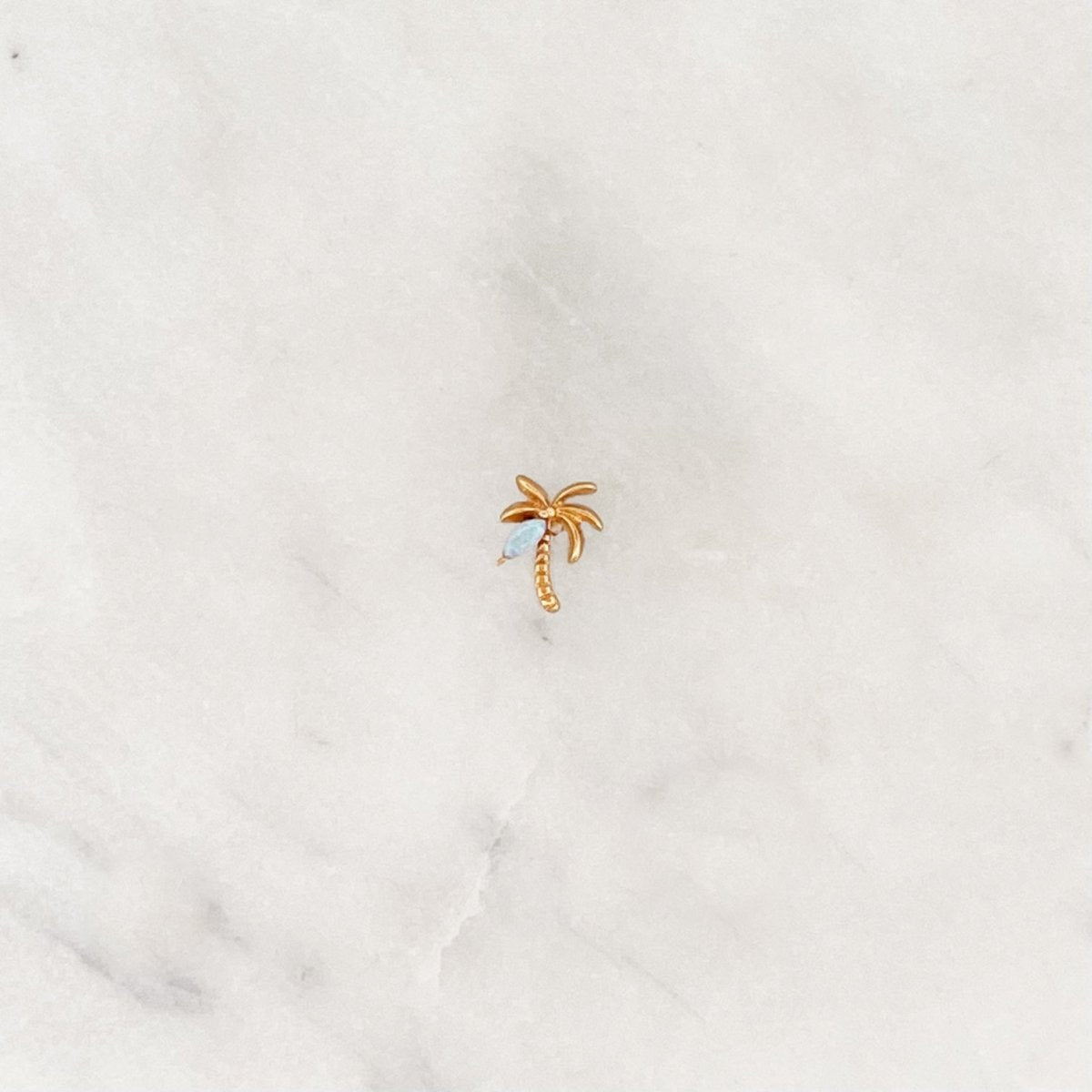 Earstud Opal Palm - ByNouck Jewelry