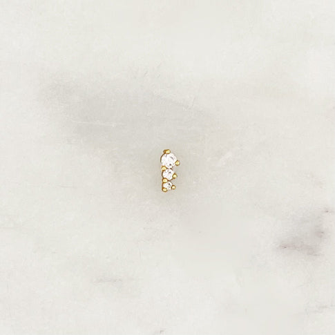 Earstud Shiny Dots - ByNouck Jewelry