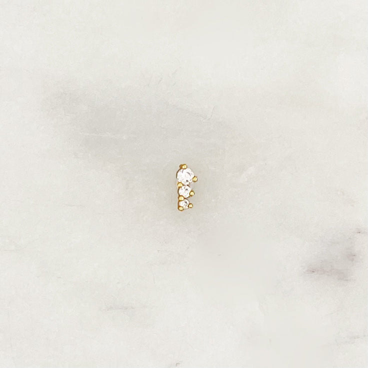 Earstud Shiny Dots - ByNouck Jewelry