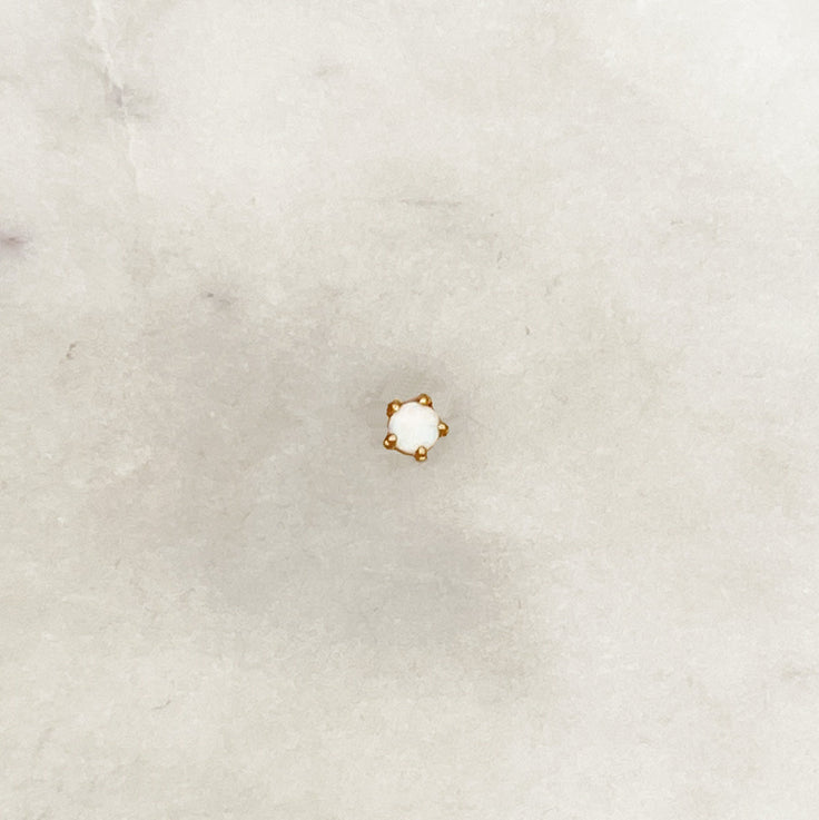 Earstud Tiny Opal - ByNouck Jewelry