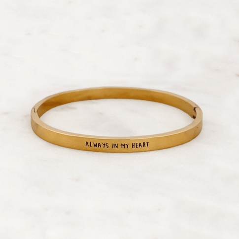 Engrave Classic Bangle - ByNouck Jewelry