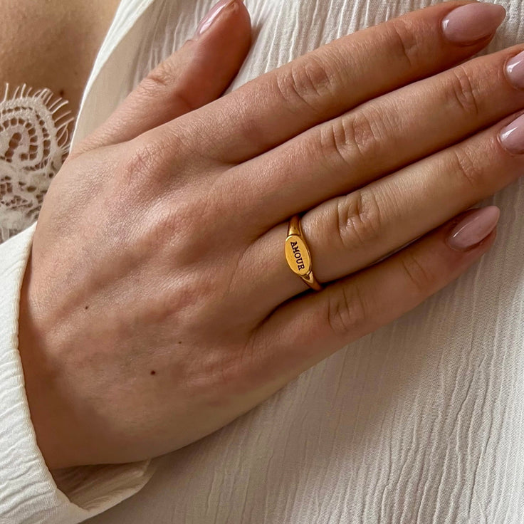 Engrave Ring Small - ByNouck Jewelry