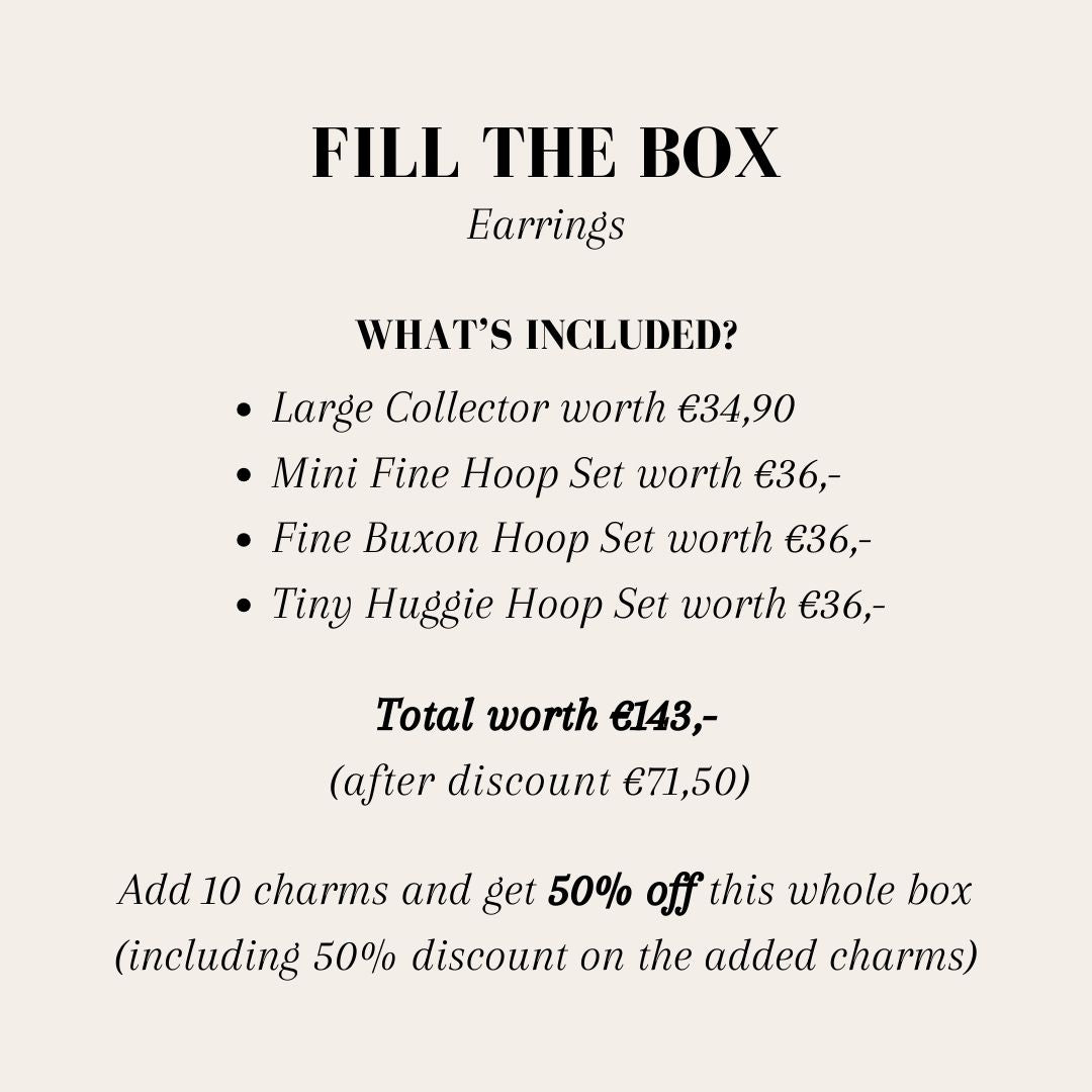 Fill The Box - 3 Earring Sets - ByNouck Jewelry