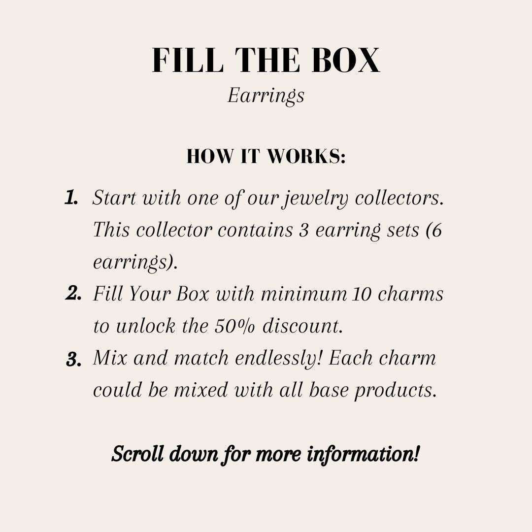Fill The Box - 3 Earring Sets - ByNouck Jewelry