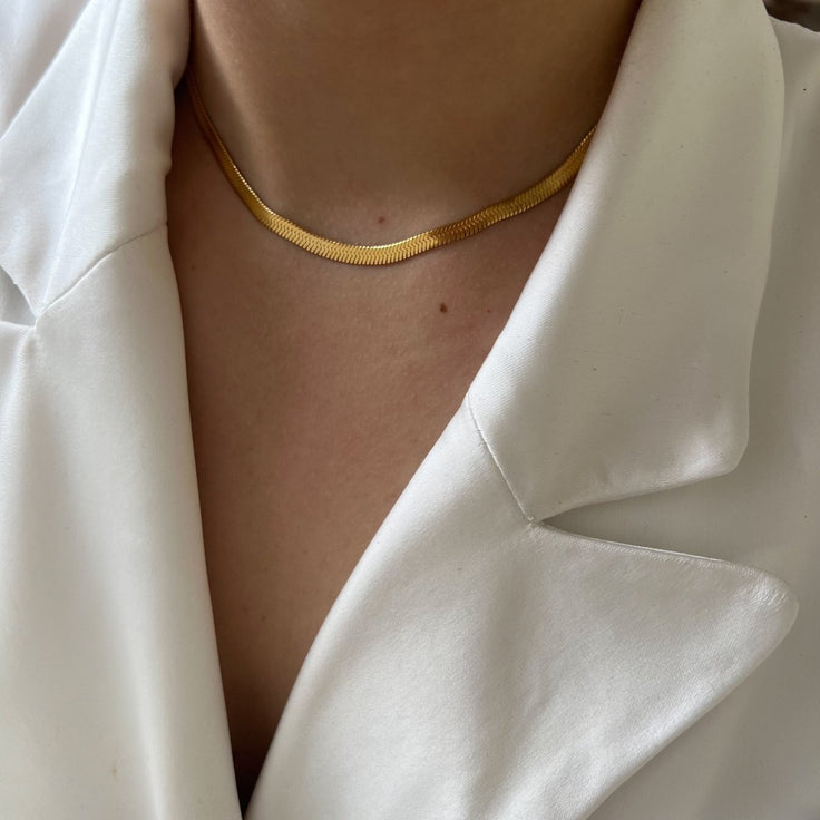 Flat Necklace - ByNouck Jewelry