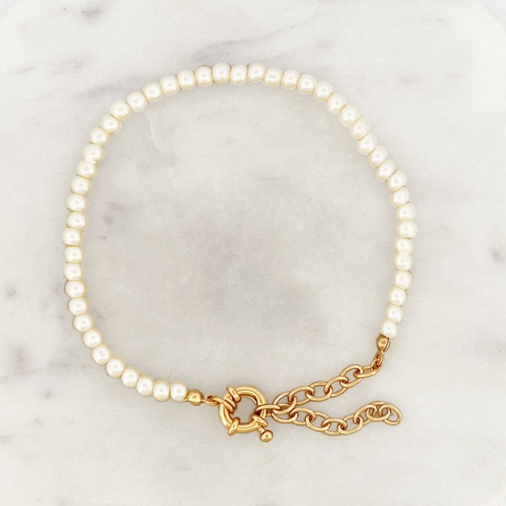 Glass Pearls Bracelet - ByNouck Jewelry