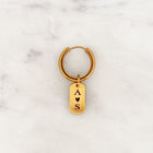 Gegraveerde Large Tag Hoop