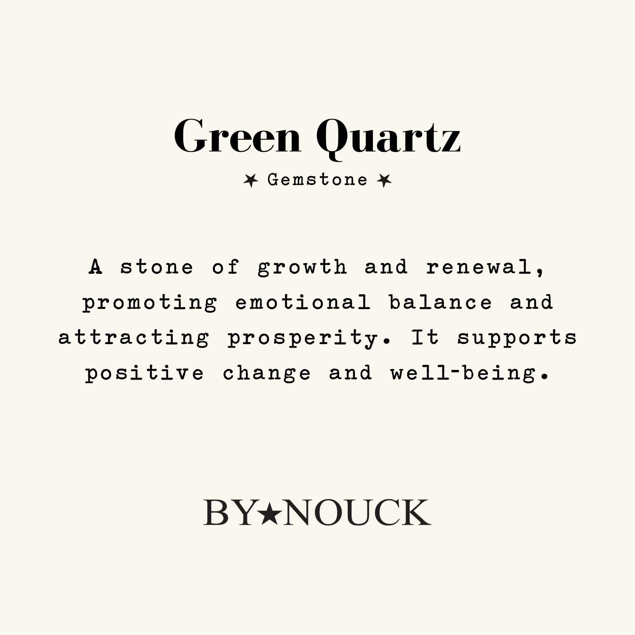 Hoop Green Quartz Oval - ByNouck Jewelry