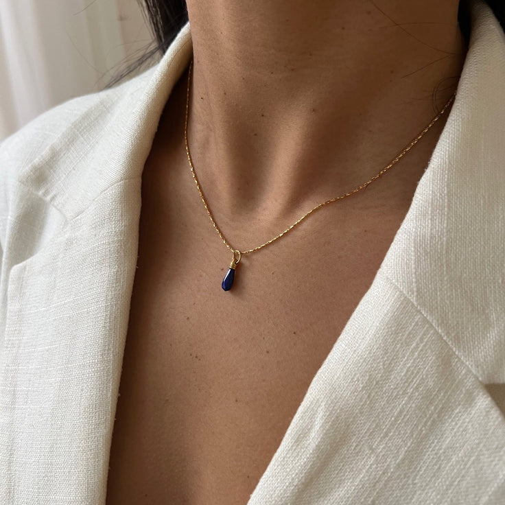 Necklace Manifest Stone Sodalite - ByNouck Jewelry