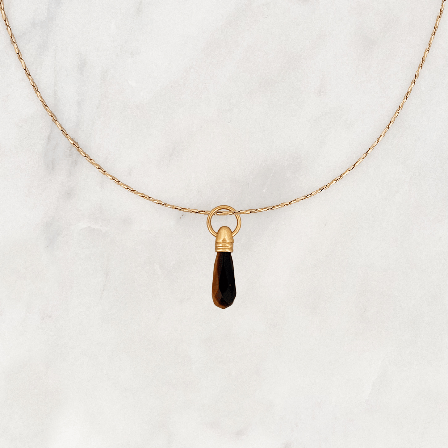 Necklace Manifest Stone Tiger’s Eye - ByNouck Jewelry