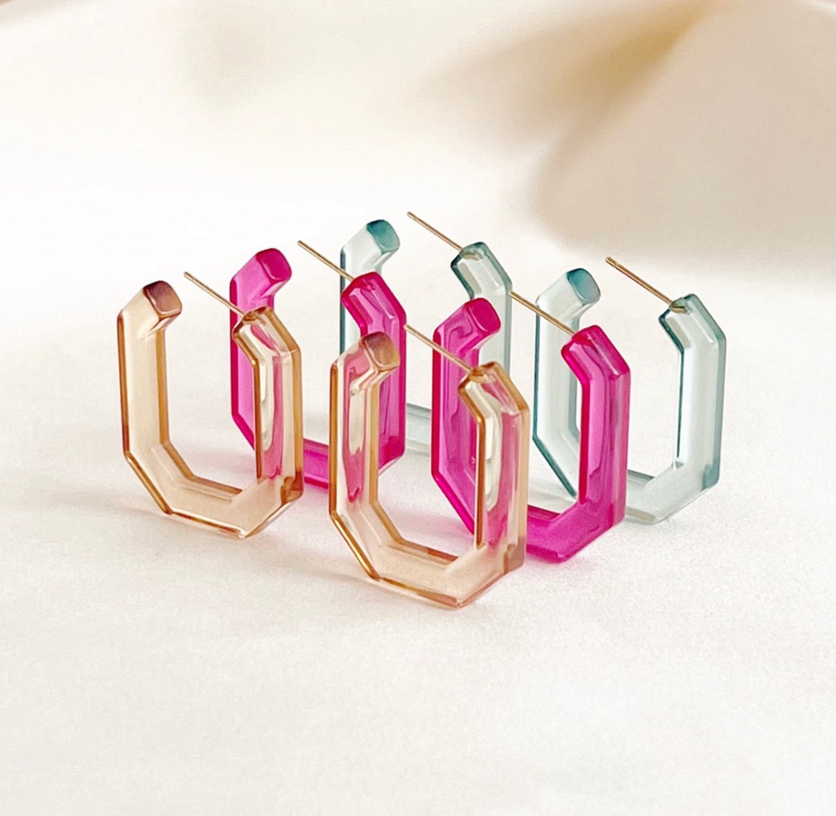 Ocean Buxon Hoop Set - ByNouck Jewelry