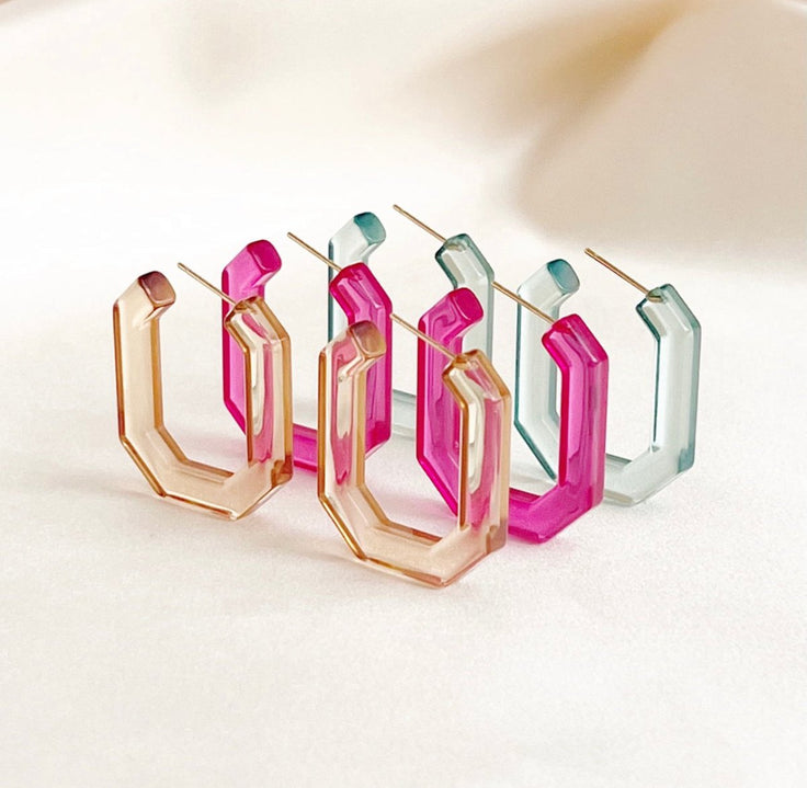 Ocean Buxon Hoop Set - ByNouck Jewelry
