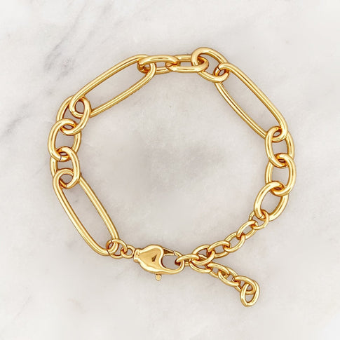 Oval Link Bracelet - ByNouck Jewelry