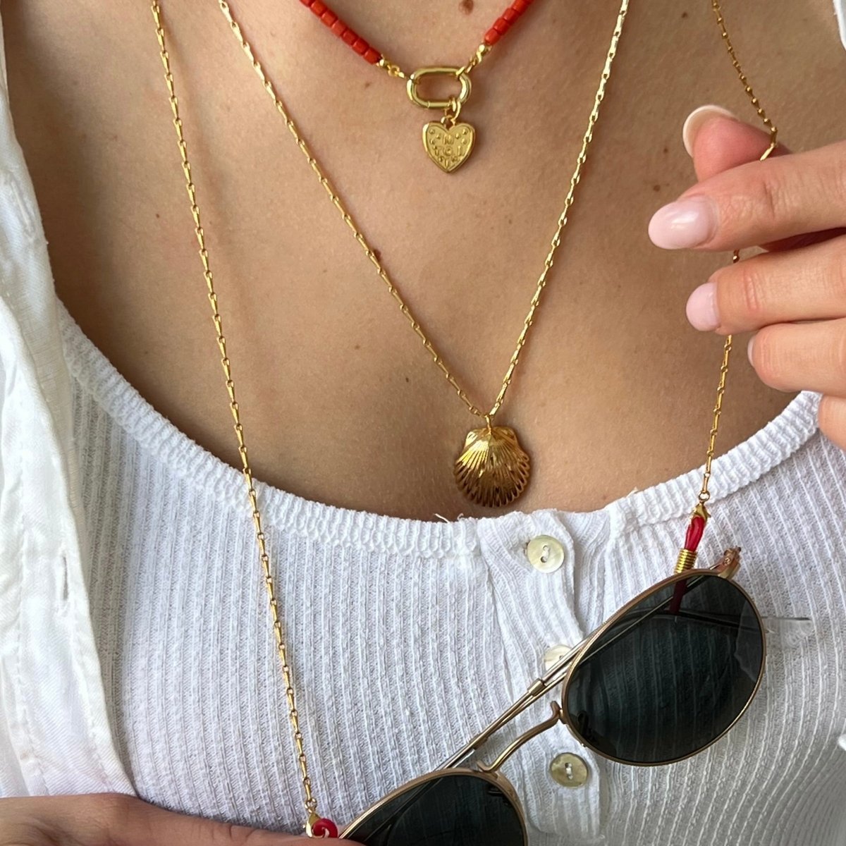 Red Sunny Cord - ByNouck Jewelry