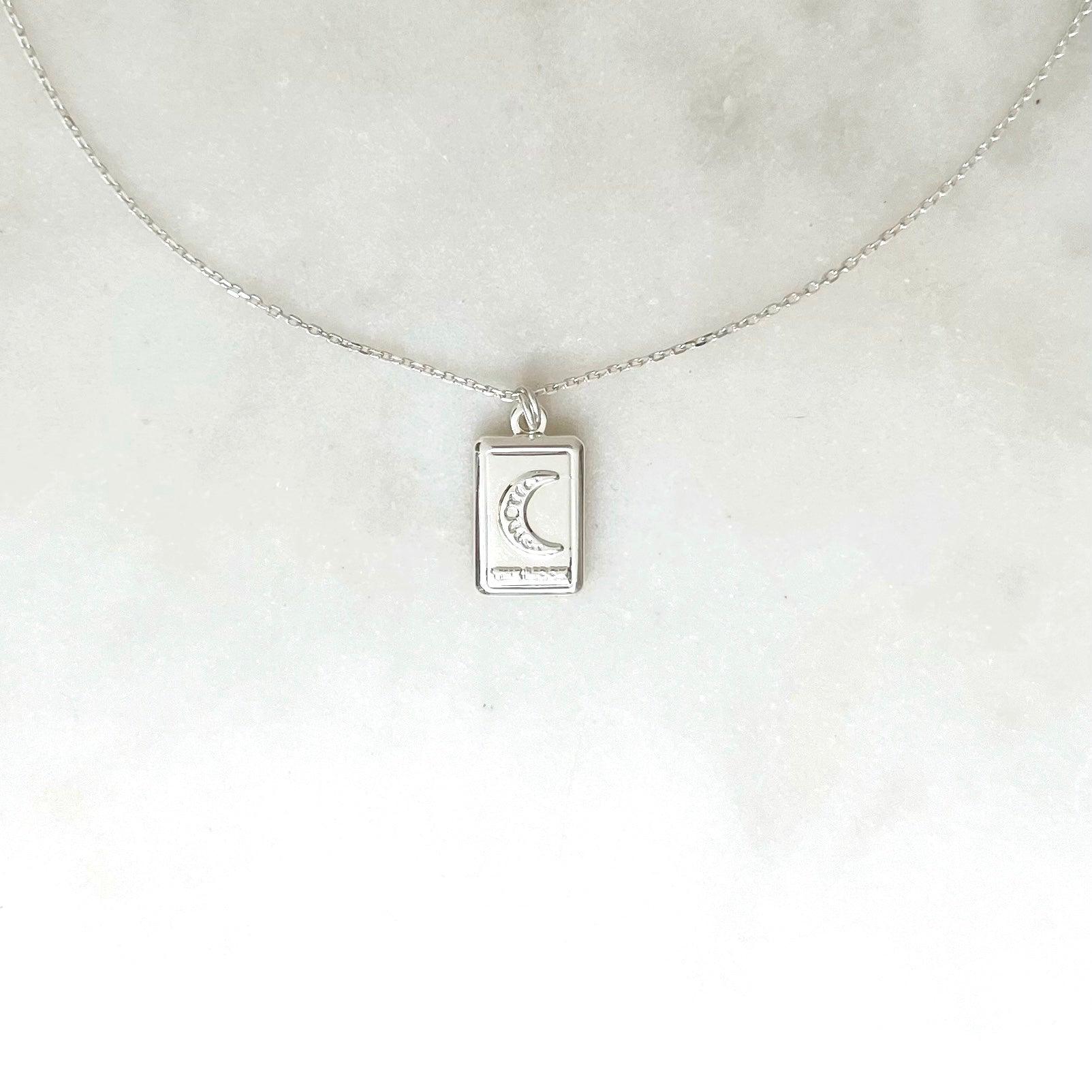 Sample Choker Moon Tarot Silverplated - ByNouck Jewelry