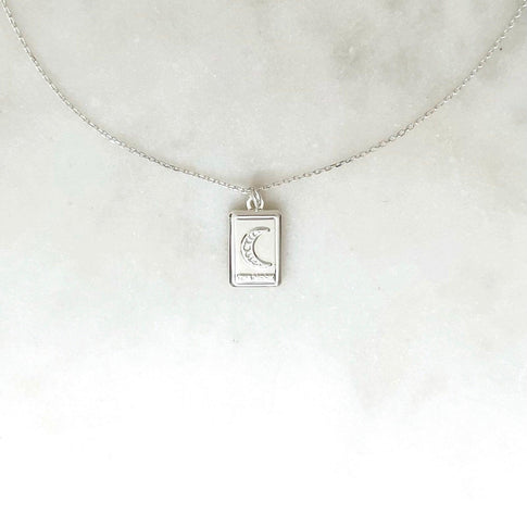 Sample Choker Moon Tarot Silverplated - ByNouck Jewelry
