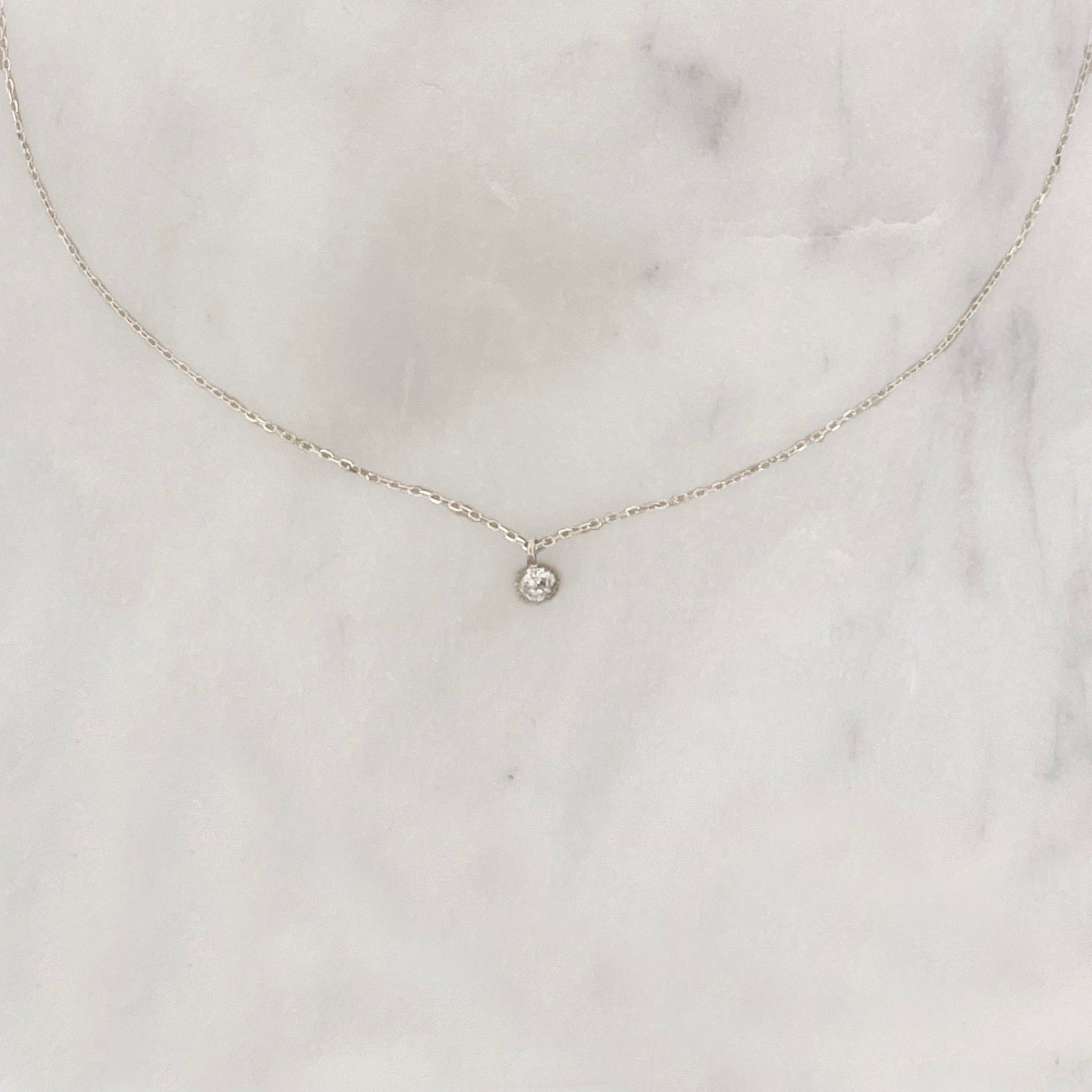 Sample Choker Shiny Drop Silverplated - ByNouck Jewelry