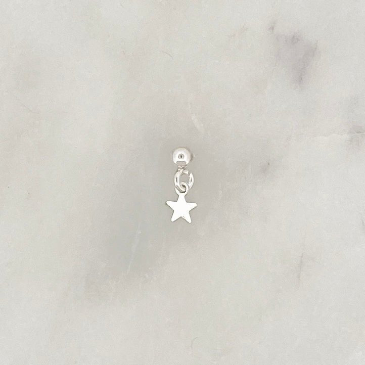 Sample Earpin Star Silverplated - ByNouck Jewelry