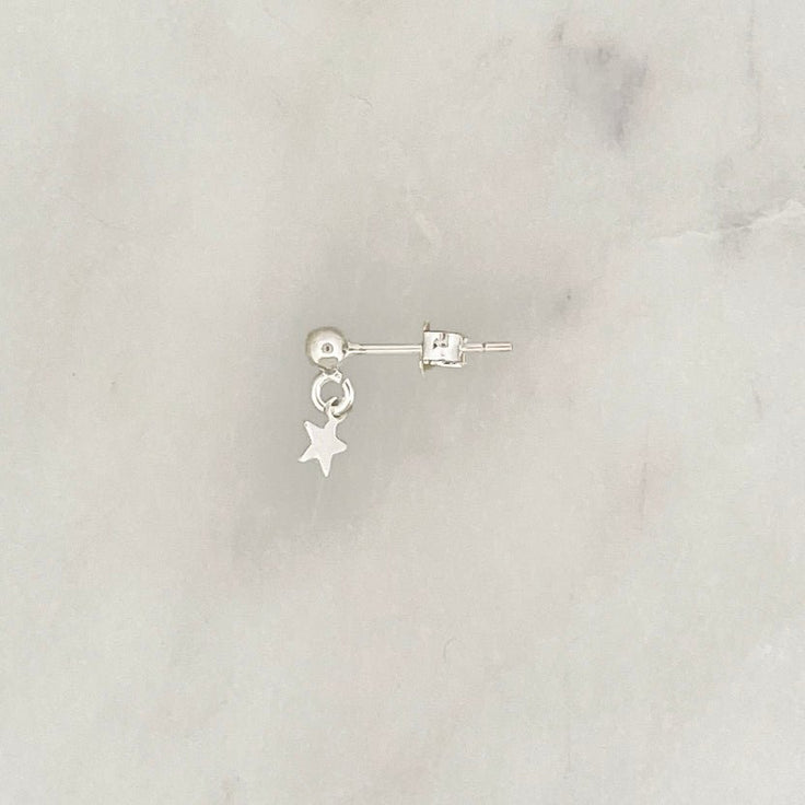 Sample Earpin Star Silverplated - ByNouck Jewelry