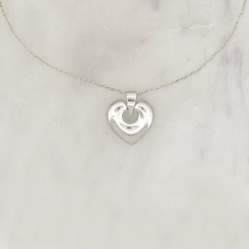 Sample Necklace Heart Lover Silverplated - ByNouck Jewelry