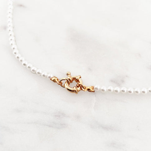 Shell Pearls Choker - ByNouck Jewelry