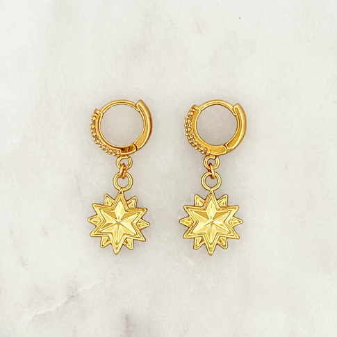 Voorbeeld Shiny Hoop Set Dubbele Sterren