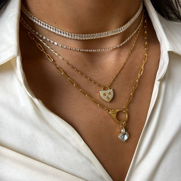 Thin Rhinestone Choker - ByNouck Jewelry