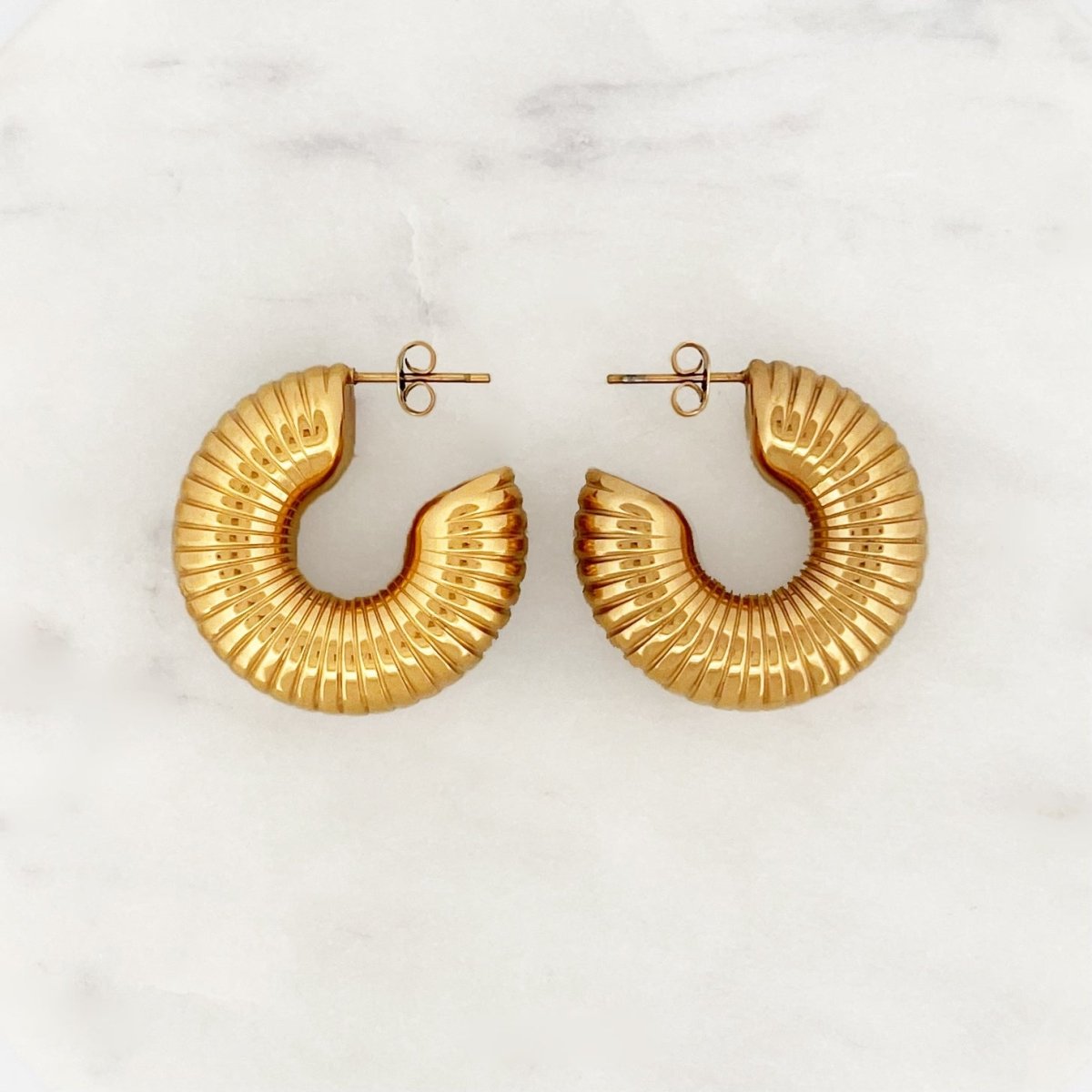 Thread Hoop Set - ByNouck Jewelry