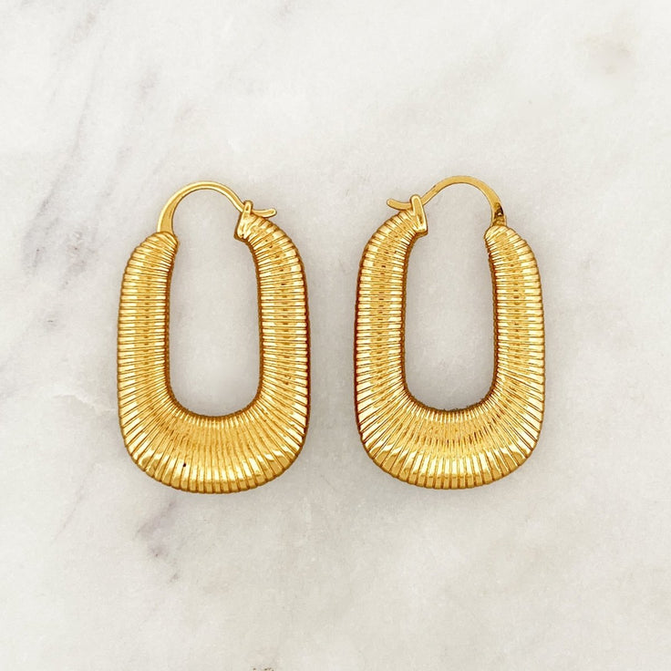 Vintage Boxy Hoop Set - ByNouck Jewelry
