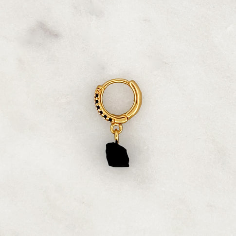 Black Hoop Onyx Stone