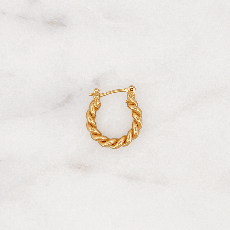 Base Twisted Hoop | ByNouck - Handmade with ♥︎