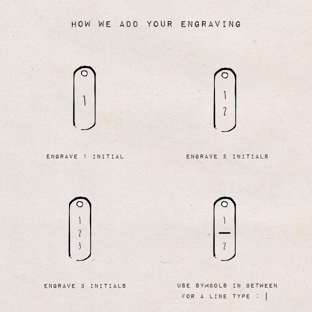 DYO Small Engrave Tag - ByNouck Jewelry