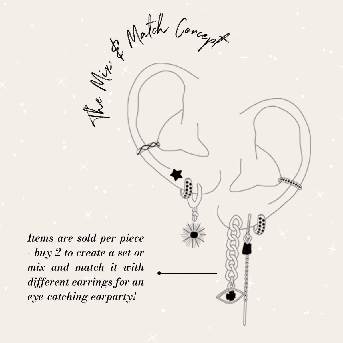 Ear Cuff Chain - ByNouck Jewelry