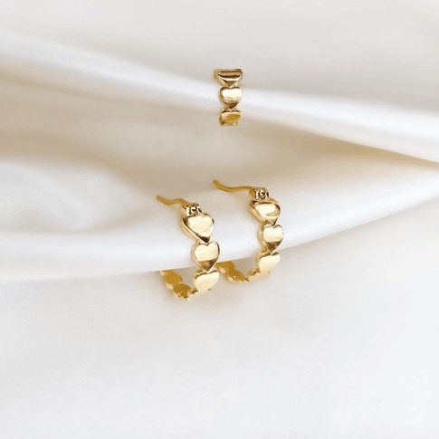 Ear Cuff Hearts - ByNouck Jewelry