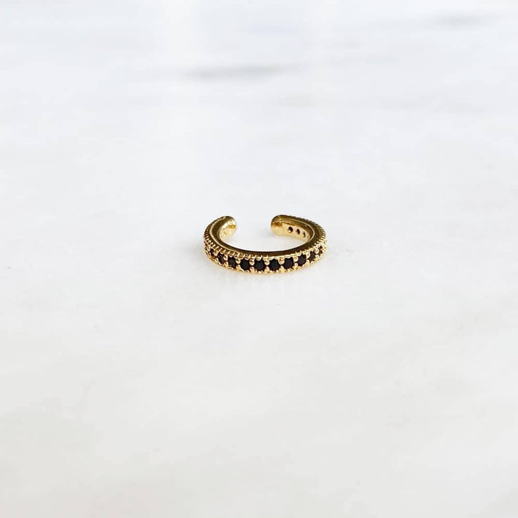 Ear Cuff Onyx - ByNouck Jewelry
