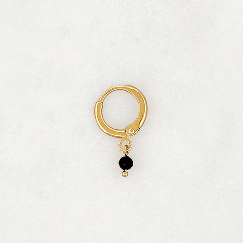 Earring Black Bead - ByNouck Jewelry