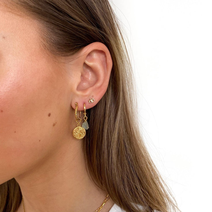 Earstud Shiny Eye - ByNouck Jewelry