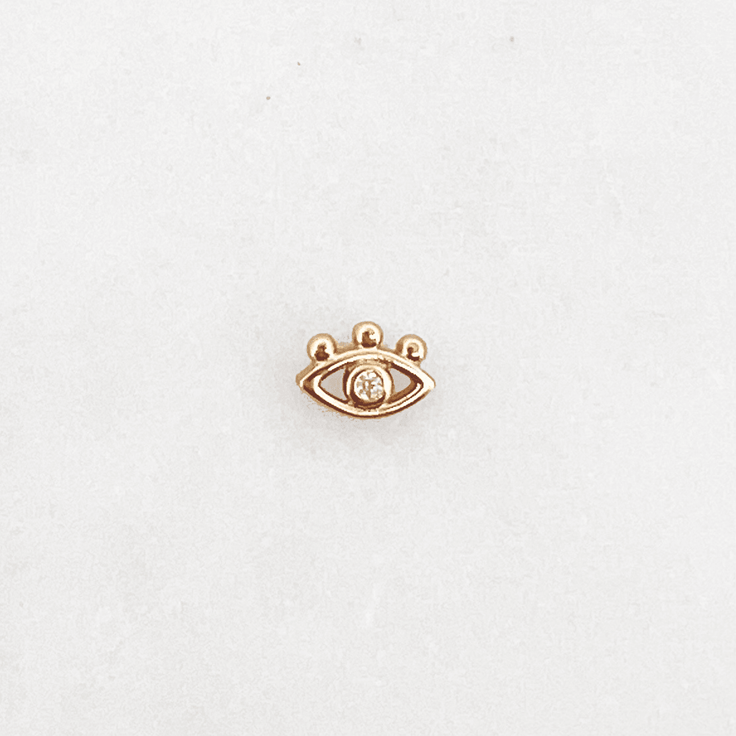Earstud Shiny Eye - ByNouck Jewelry
