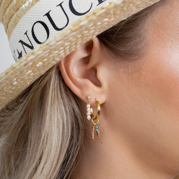 Pearl Earpin Beads - ByNouck Jewelry