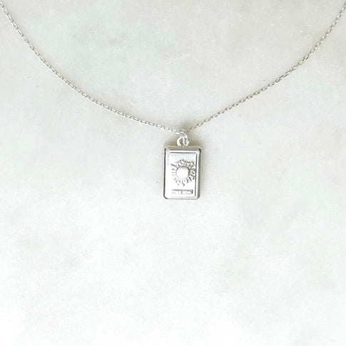 Sample Choker Sun Tarot Silverplated - ByNouck Jewelry